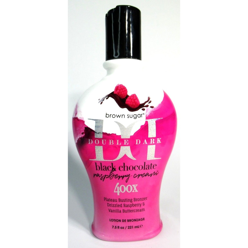 Brown Sugar DD Black Chocolate Raspberry Cream 400X Bronzer 7.5oz Tanning Lotion